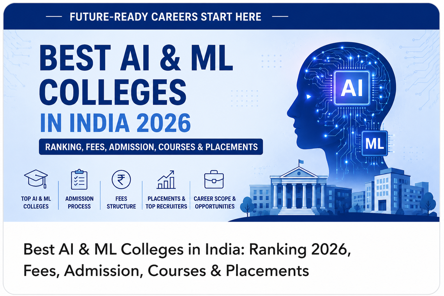 Best AI & ML Colleges in India: Ranking 2026, Fees, Admission, Courses & Placements